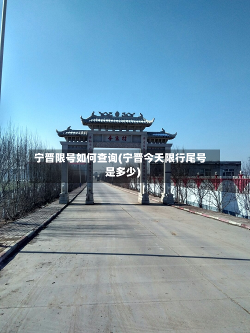 宁晋限号如何查询(宁晋今天限行尾号是多少)