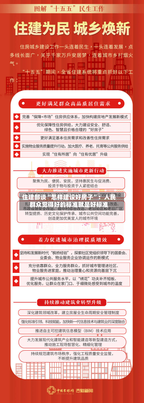 住建部谈“怎样建设好房子”:人民群众觉得好的标准就是好标准