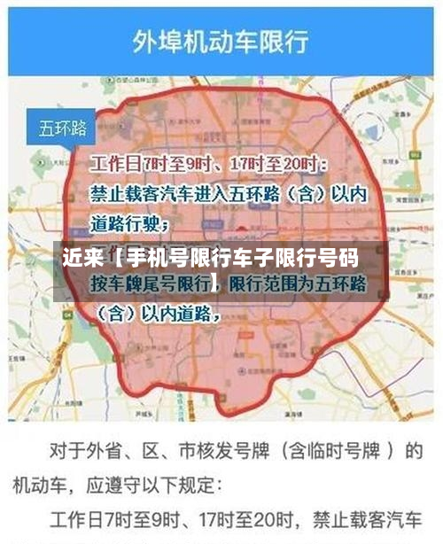 近来【手机号限行车子限行号码】