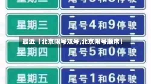 最近【北京限号双号,北京限号顺序】