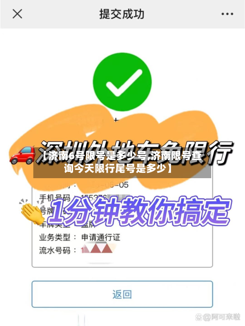 【济南6号限号是多少号,济南限号查询今天限行尾号是多少】