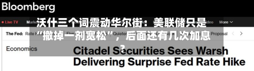 沃什三个词震动华尔街：美联储只是“撤掉一剂宽松”	，后面还有几次加息？-第3张图片