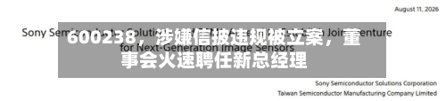 600238,涉嫌信披违规被立案,董事会火速聘任新总经理