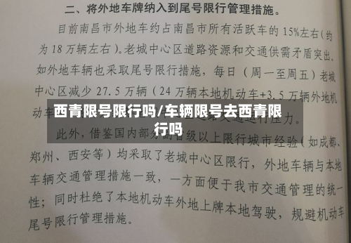 西青限号限行吗/车辆限号去西青限行吗-第2张图片