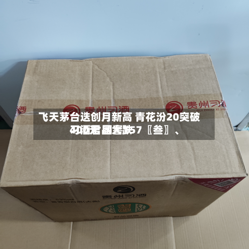 飞天茅台迭创月新高 青花汾20突破400元 国窖157〖叁〗、习酒君品大跌-第2张图片